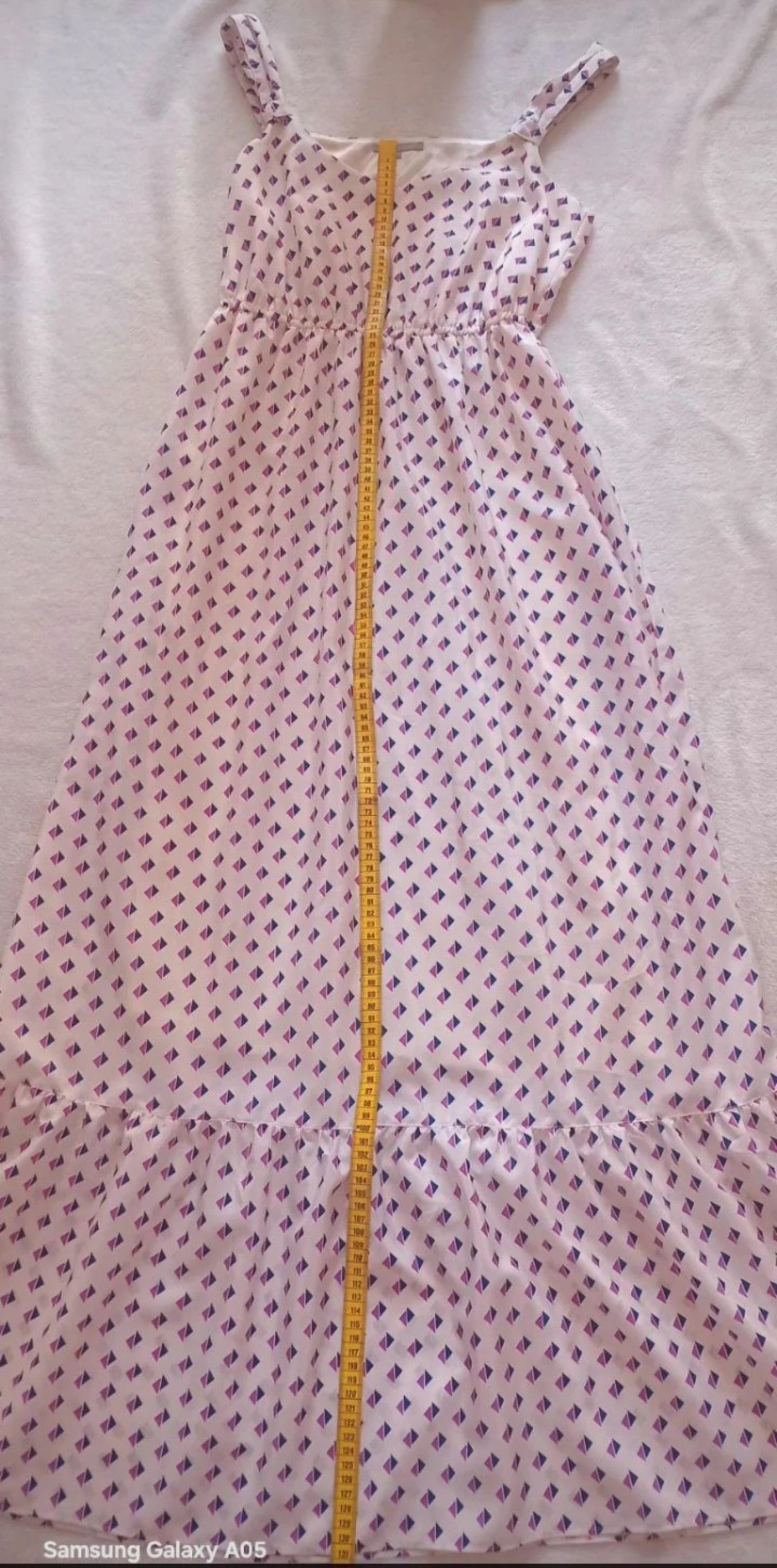 Vestido longo fluido 3Suisses novo•Motivo geométrico•Tamanho 38 – photo 2